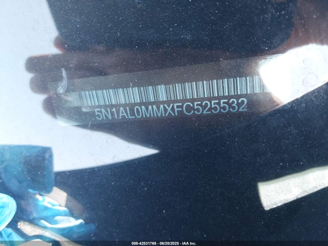 5N1AL0MMXFC525532 Infiniti QX60