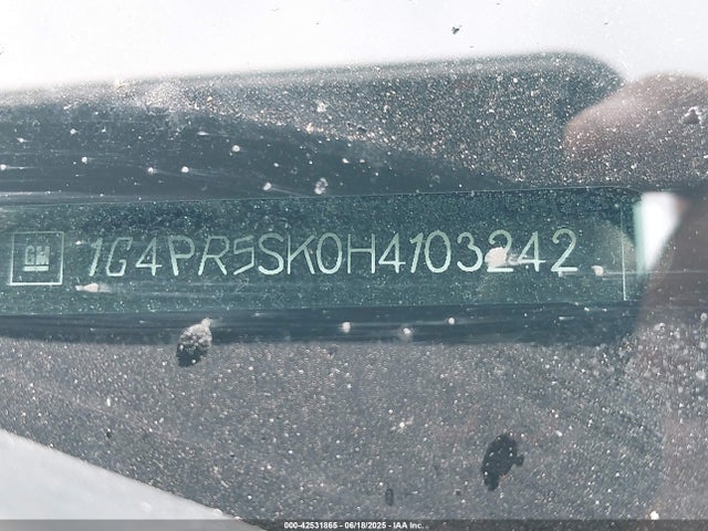 Buick lea - sidi: spark ignited direct injection, e85 max, alum 2017 1G4PR5SK0H4103242 Image 9