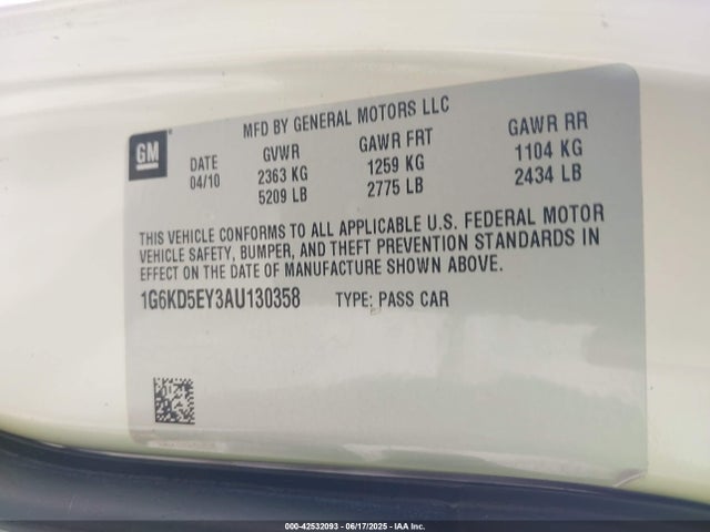 2010 CADILLAC DTS 1G6KD5EY3AU130358 Photo 8