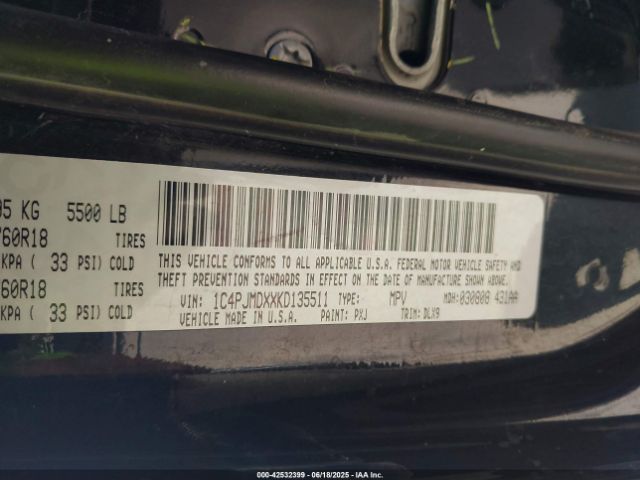 2019 JEEP CHEROKEE 1C4PJMDXXKD135511 Photo 8