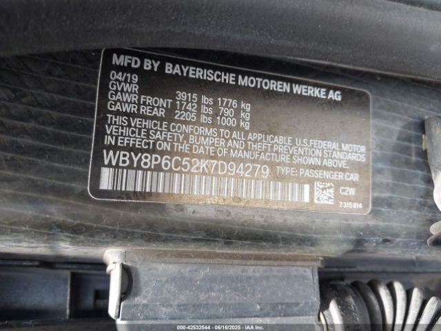 2019 BMW I3S WBY8P6C52K7D94279 Photo 8
