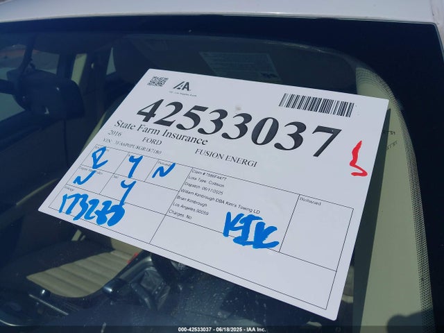 3FA6P0PU8GR187180 Ford 2016