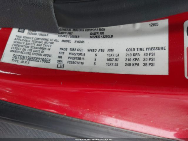 2006 HUMMER H3 SUV 5GTDN136568219855 Photo 8