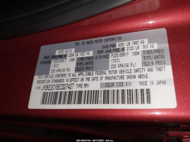 JM3KE2CY6E0327427 Mazda py