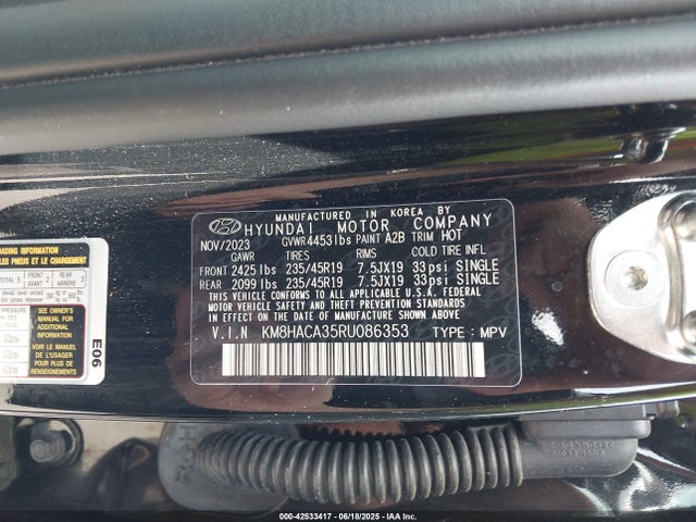 KM8HACA35RU086353 Hyundai t-gdi gamma ii