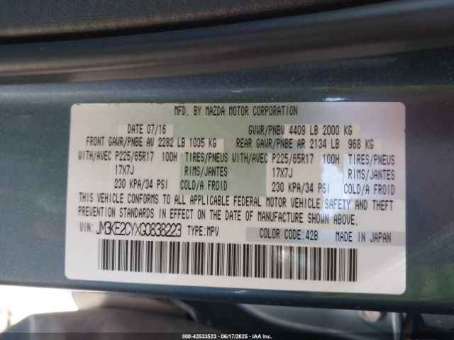 JM3KE2CYXG0838223 Mazda py