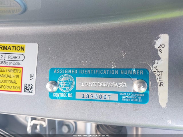 1HGCV1F30KA064561 Honda l15be