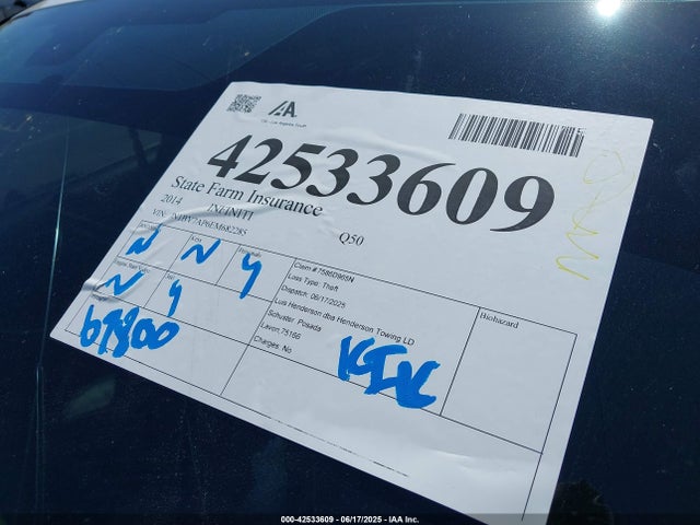 Infiniti Q50 2014 JN1BV7AP6EM682285 Image 17