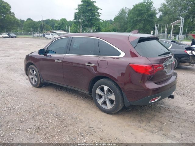 2014 ACURA MDX 5FRYD3H25EB019911 Photo 2