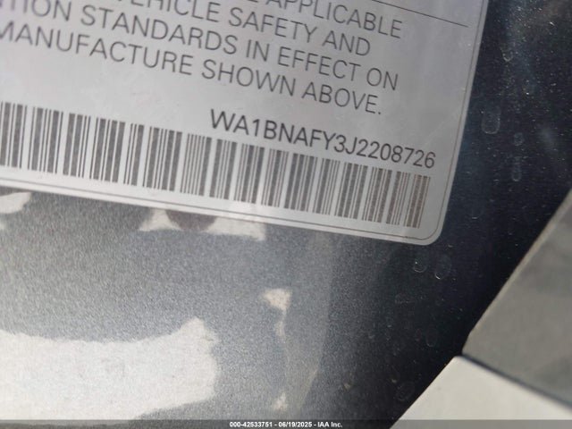 2018 AUDI Q5 WA1BNAFY3J2208726 Photo 8