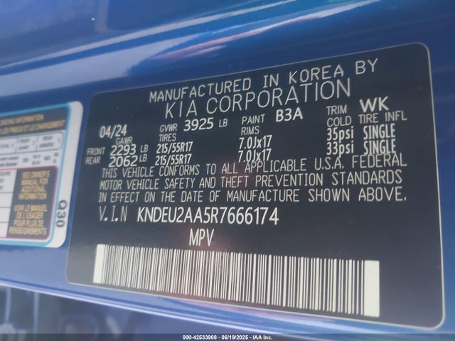 KIA nu mpi 2024 KNDEU2AA5R7666174 Image 9