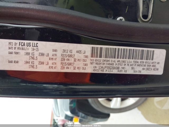 1C4NJPFB9GD584308 Jeep Patriot