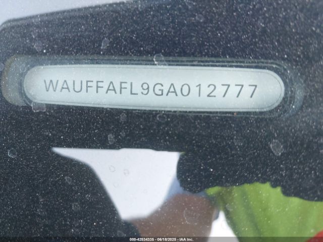 WAUFFAFL9GA012777 Audi A4
