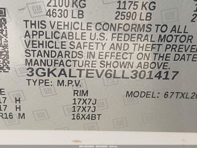 2020 GMC TERRAIN 3GKALTEV6LL301417 Photo 8