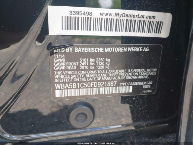 2015 BMW 535I WBA5B1C50FD921887 Photo 8