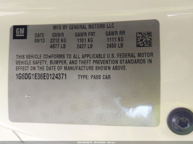 2014 CADILLAC CTS 1G6DG1E36E0124371 Photo 8
