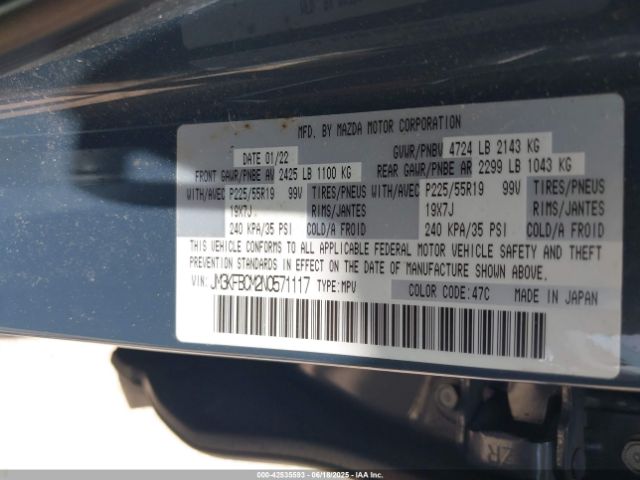2022 MAZDA CX-5 JM3KFBCM2N0571117 Photo 8