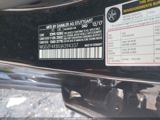2018 MERCEDES-BENZ E 300 WDDZF4KB0JA394337 Photo 8