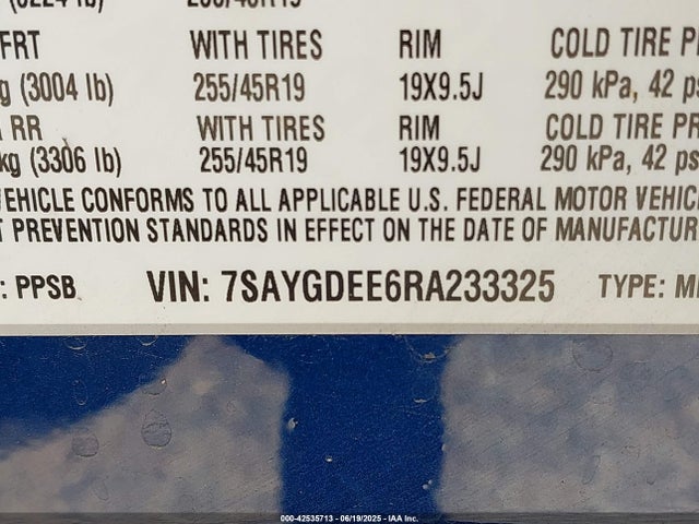 2024 TESLA MODEL Y 7SAYGDEE6RA233325 Photo 8