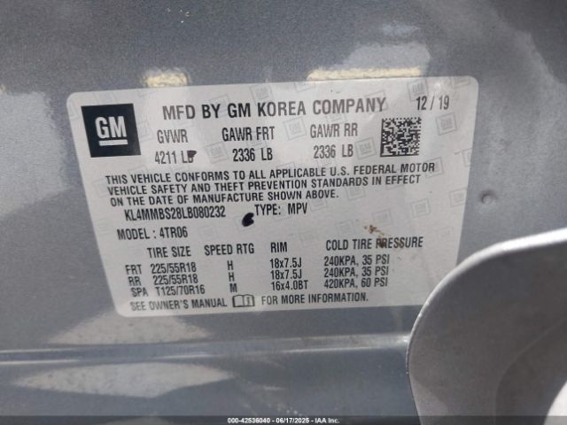 2020 BUICK ENCORE GX KL4MMBS28LB080232 Photo 8