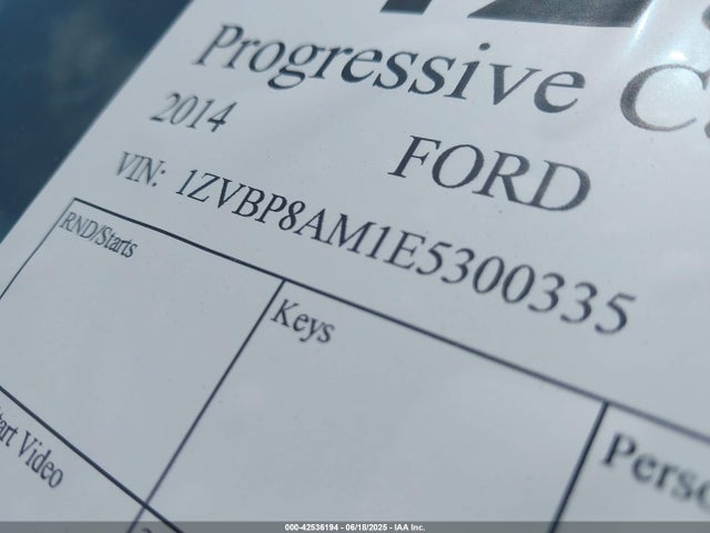 1ZVBP8AM1E5300335 Ford 2014