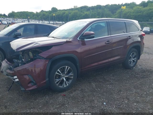 2018 TOYOTA HIGHLANDER 5TDBZRFH8JS892948 Photo 1