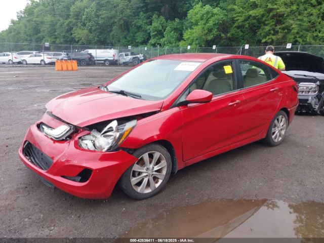 2013 HYUNDAI ACCENT KMHCU4AE6DU442004 Photo 1