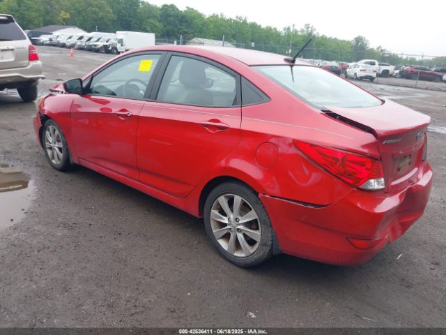 2013 HYUNDAI ACCENT KMHCU4AE6DU442004 Photo 2