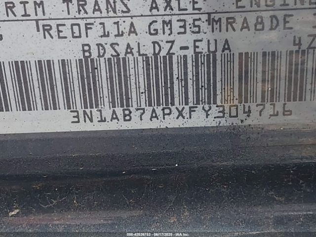 2015 NISSAN SENTRA 3N1AB7APXFY304716 Photo 8