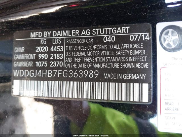2015 MERCEDES-BENZ C 250 WDDGJ4HB7FG363989 Photo 8