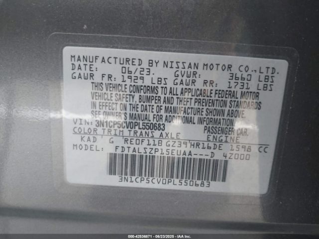 2023 NISSAN KICKS 3N1CP5CV0PL550683 Photo 8