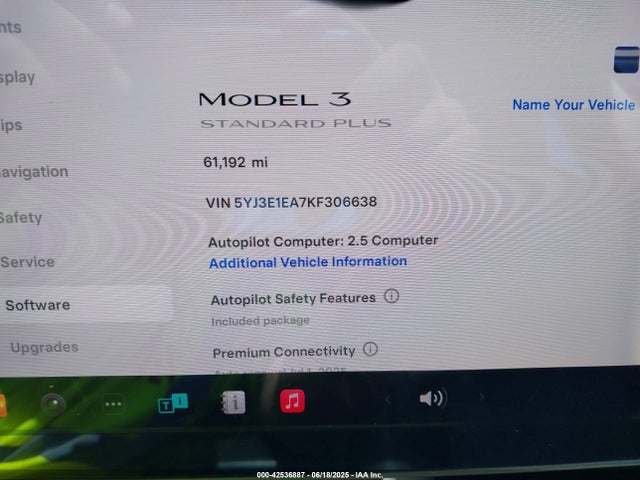 2019 TESLA MODEL 3 5YJ3E1EA7KF306638 Photo 6