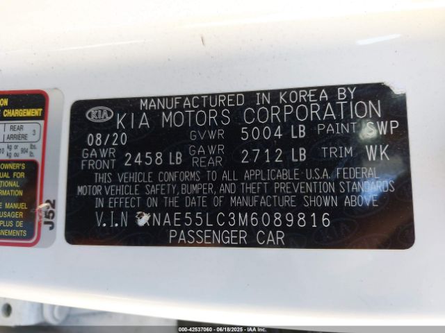2021 KIA STINGER KNAE55LC3M6089816 Photo 8