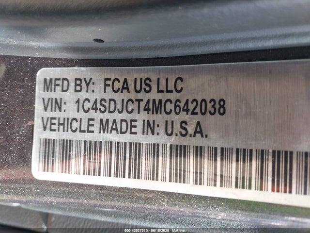 Dodge 2021 2021 1C4SDJCT4MC642038 Image 9