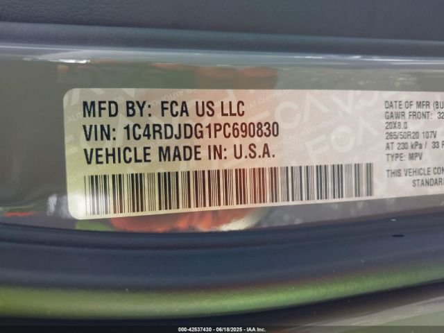 2023 DODGE DURANGO 1C4RDJDG1PC690830 Photo 8