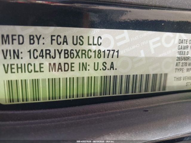 2024 JEEP GRAND CHEROKEE 4XE 1C4RJYB6XRC181771 Photo 8