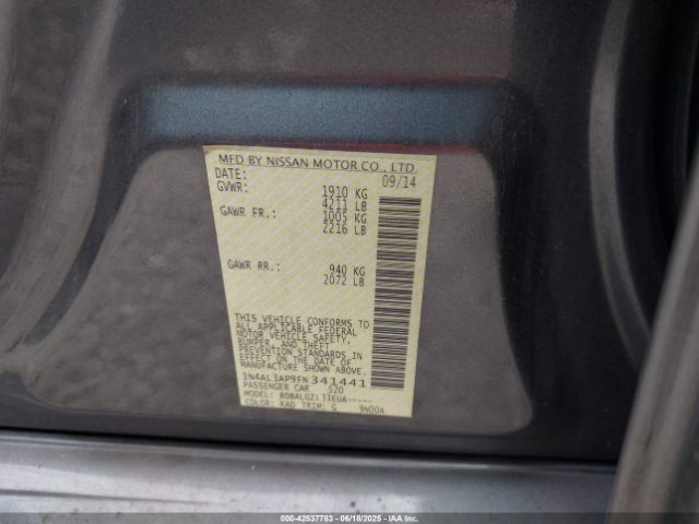 2015 NISSAN ALTIMA 1N4AL3AP9FN341441 Photo 8