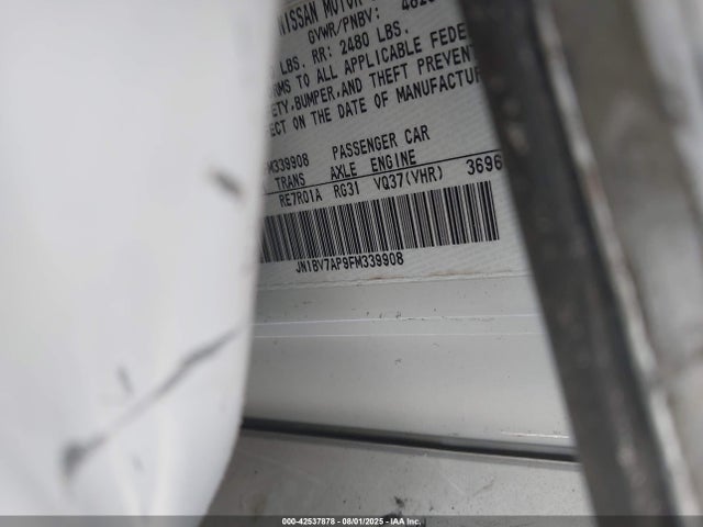 Infiniti 2015 2015 JN1BV7AP9FM339908 Image 9