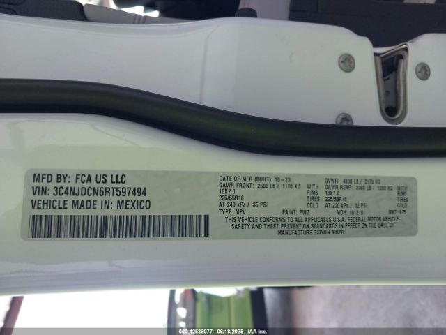 2024 JEEP COMPASS 3C4NJDCN6RT597494 Photo 8