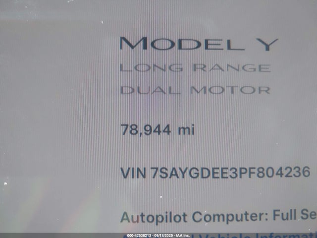 Tesla 2023 2023 7SAYGDEE3PF804236 Image 14