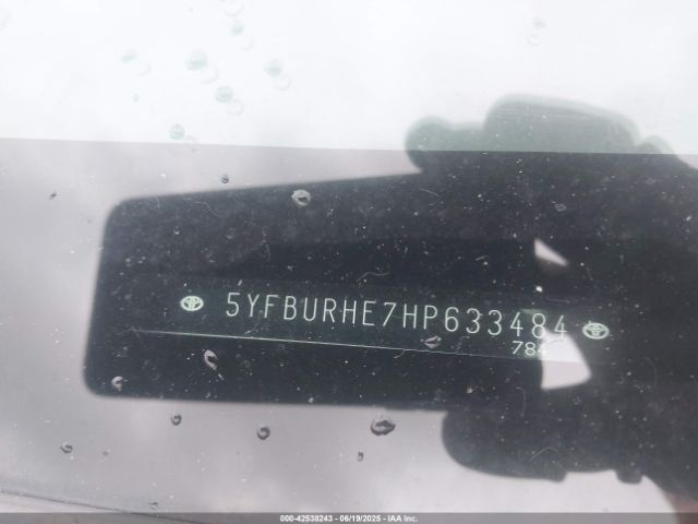 2017 TOYOTA COROLLA 5YFBURHE7HP633484 Photo 8