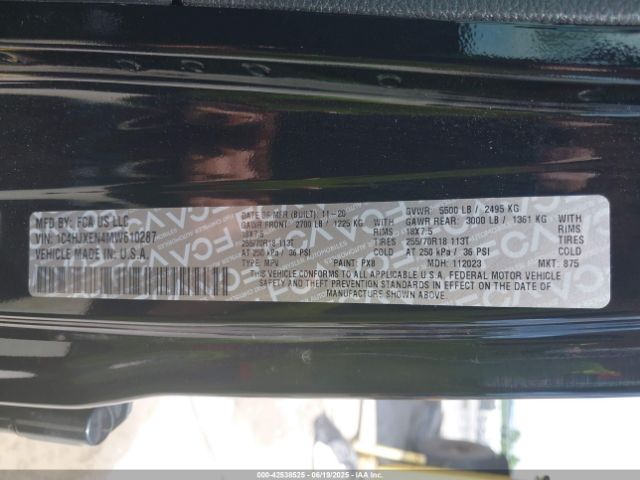 2021 JEEP WRANGLER UNLIMITED 1C4HJXEN4MW610287 Photo 8