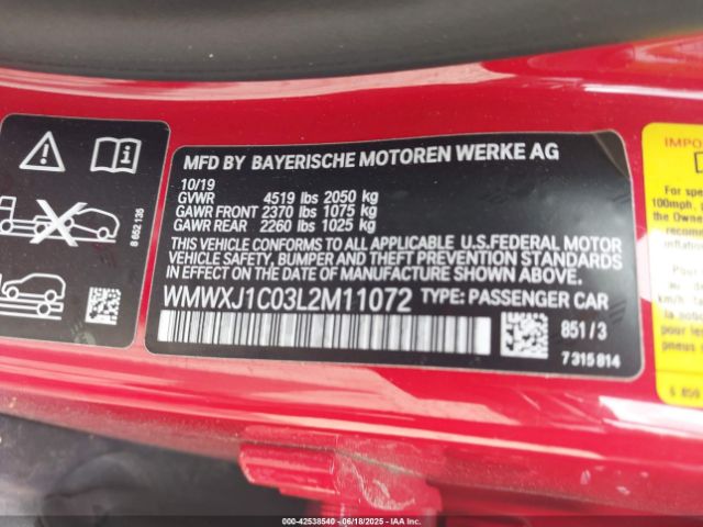 2020 MINI CLUBMAN WMWXJ1C03L2M11072 Photo 8