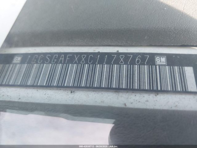 2012 CHEVROLET EXPRESS 1500 1GCSGAFX8C1178767 Photo 8