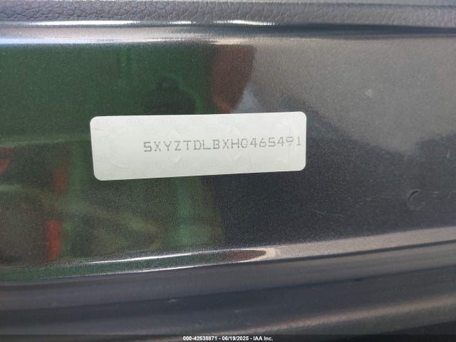 5XYZTDLBXHG465491 Hyundai gdi theta ii