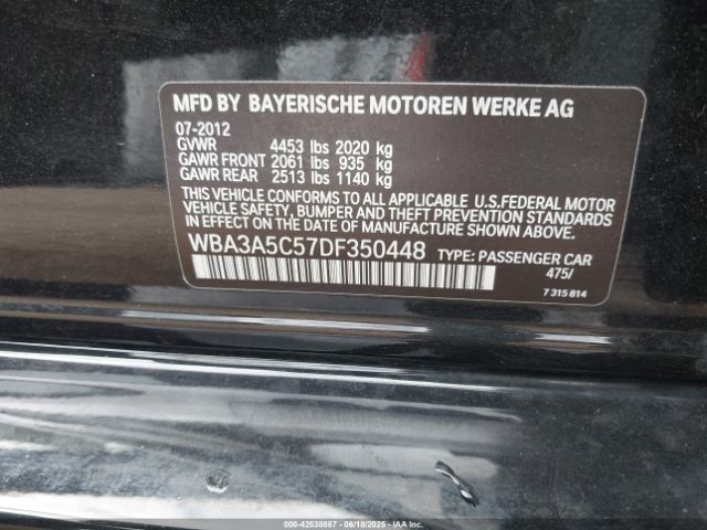 2013 BMW 328I WBA3A5C57DF350448 Photo 8