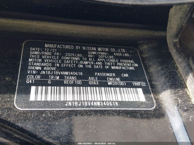 2022 NISSAN ROGUE SPORT JN1BJ1BV4NW340618 Photo 8