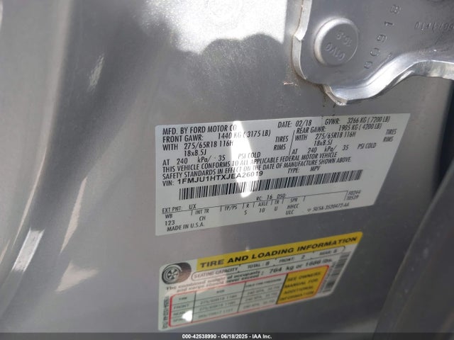 1FMJU1HTXJEA26019 Ford 3.5l gtdi