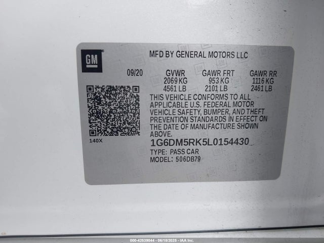 2020 CADILLAC CT5 1G6DM5RK5L0154430 Photo 8