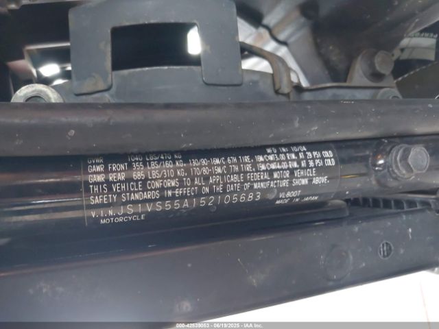 2005 SUZUKI C50 JS1VS55A152105683 Photo 9